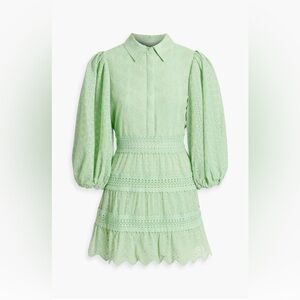 Alice + Olivia Blakesley Broderie Anglaise Mini Dress